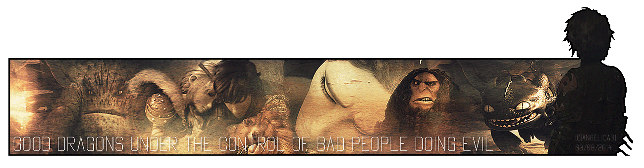 Good dragons under the control of bad people...