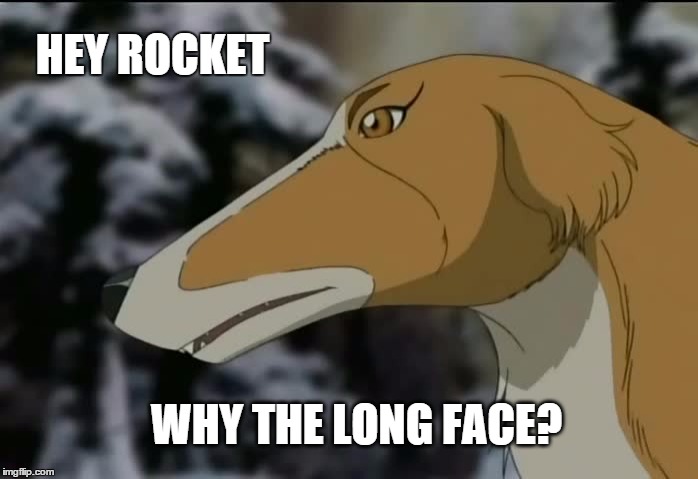 Why the long face?