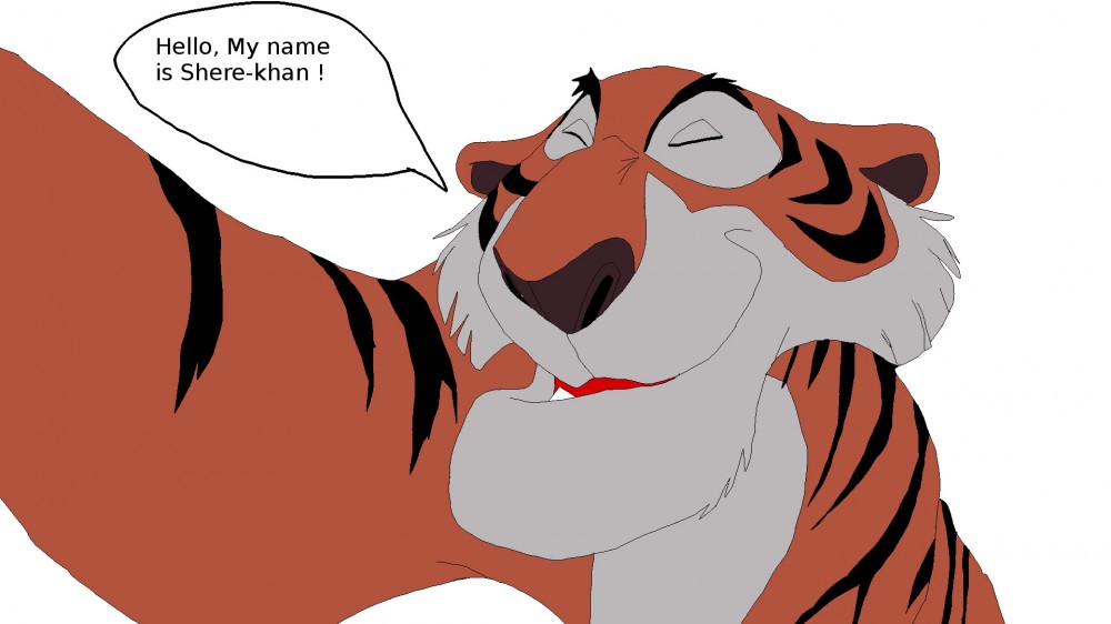 Shere-khan fait des vidéos