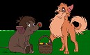 Kaltag et Junior vont à la chasse aux oeufs
