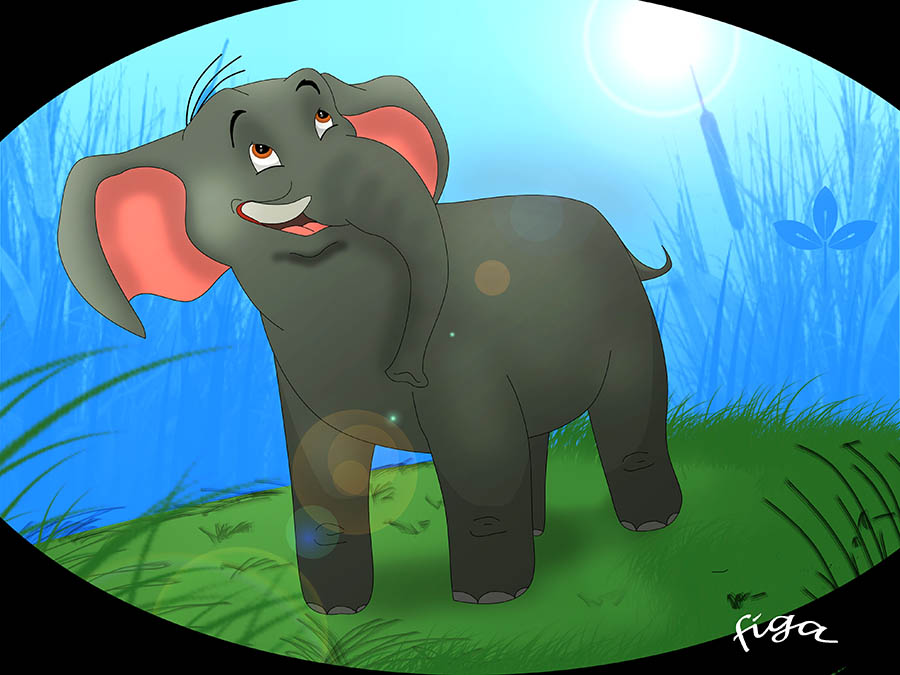 Hathi jeune (défi)