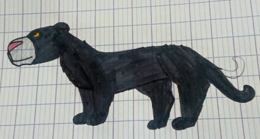 Un dessin de Bagheera