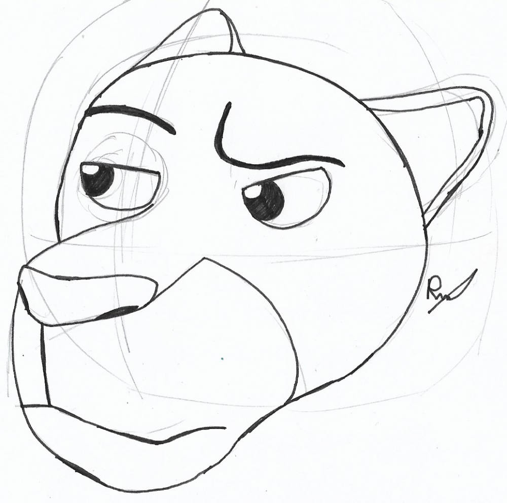 Encore un dessin de Bagheera