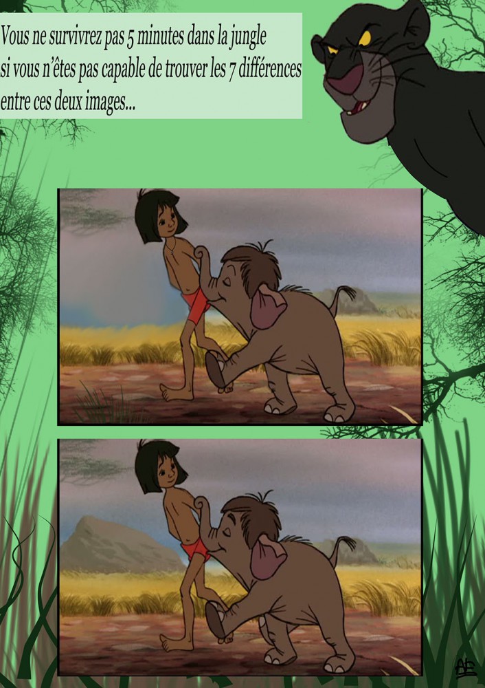 Amusez vous bien avec mon jeu des 7 différences