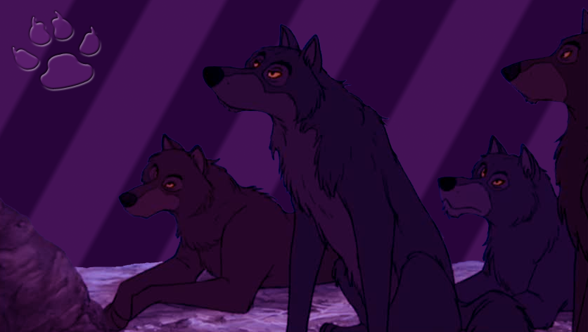Purple Wolf Pack Desktop