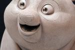 Sculptures des personnages principaux de Kung Fu Panda 2