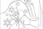 Les coloriages de la reine des neiges