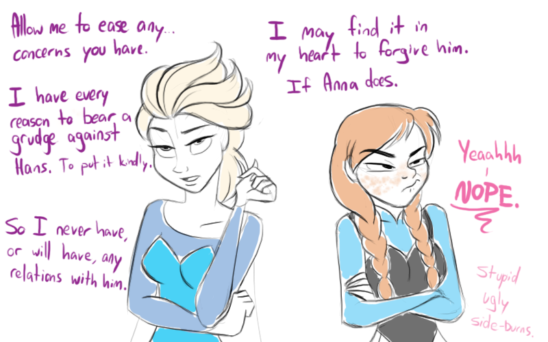 Would you ever forgive Hans?