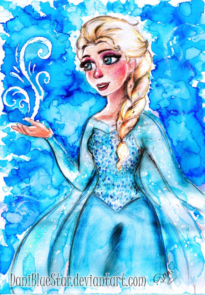 My very first Elsa drawing