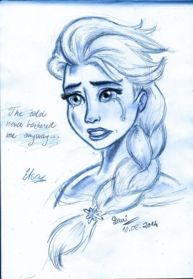 Quick sketch of Elsa