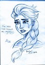 Quick sketch of Elsa