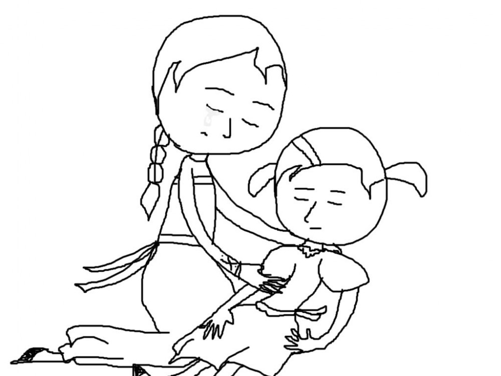 Little Elsa and Anna