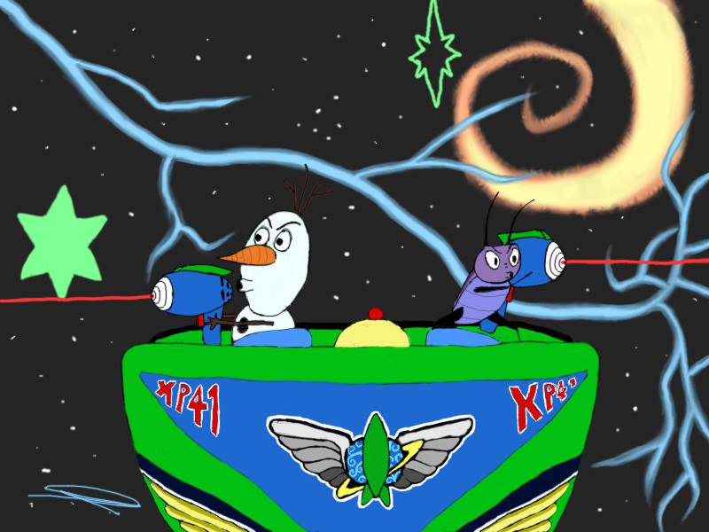 Spécial Guest : Buzz Lightyear laser blast