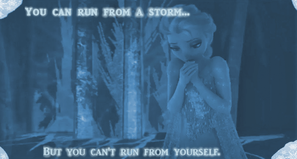 You can run from a storm...