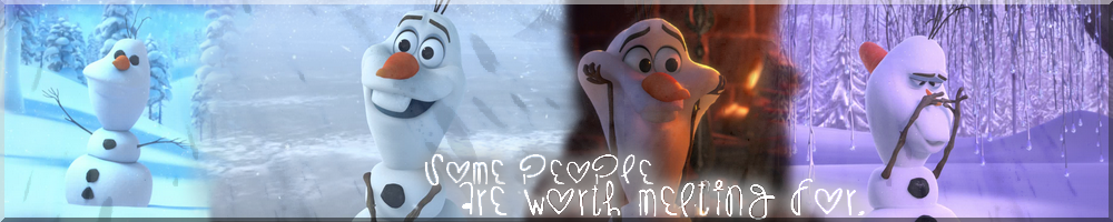 Some people are worth melting for. - For Snaki