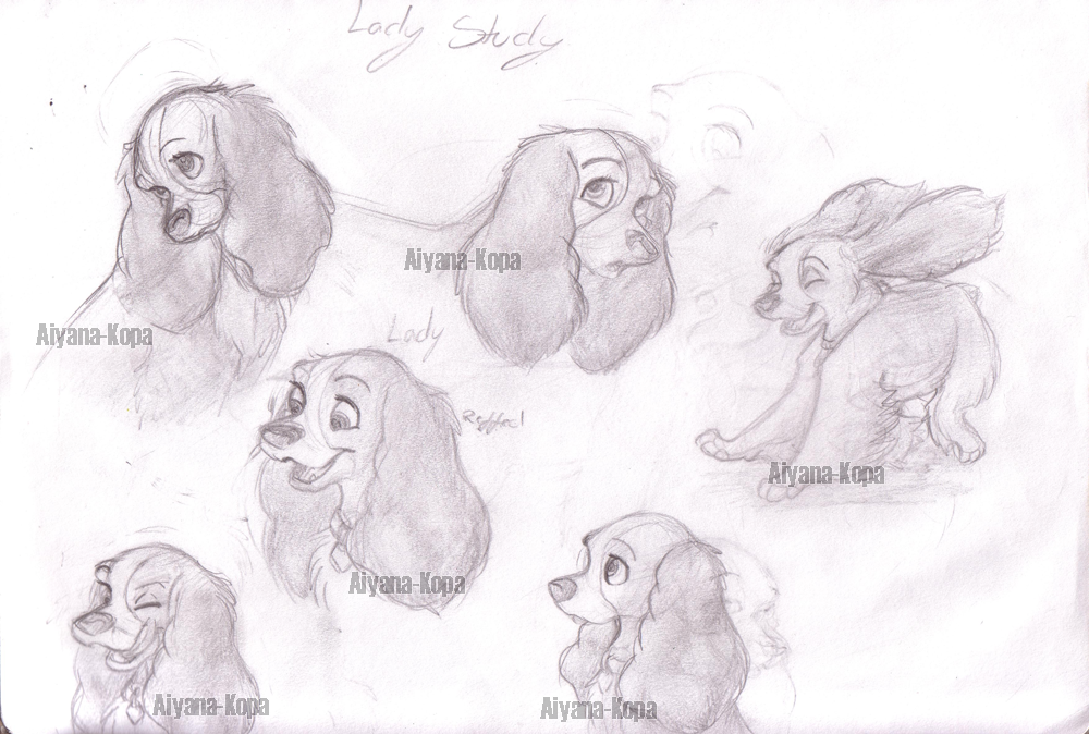 Disney Style Study: Lady