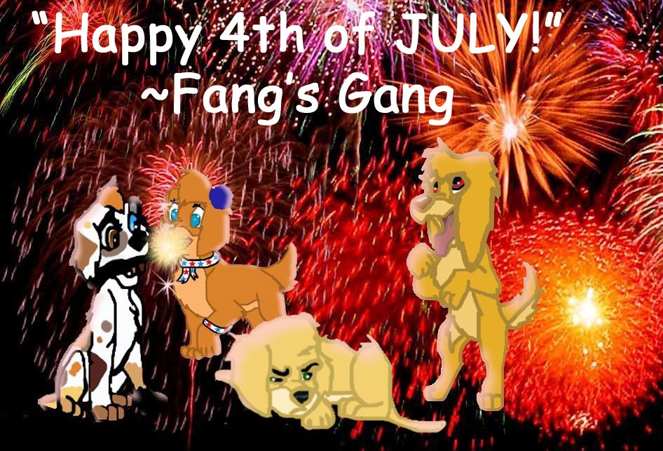 Fang's Gang--Happy 4th of July!