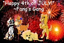 Fang's Gang--Happy 4th of July!