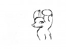 In an attempt to draw a picture of Angel...