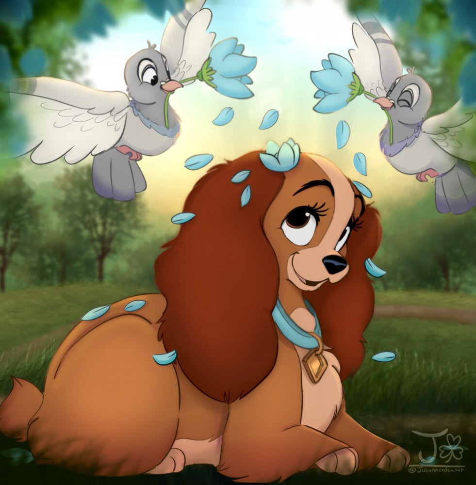 Pidge with Pigeons 