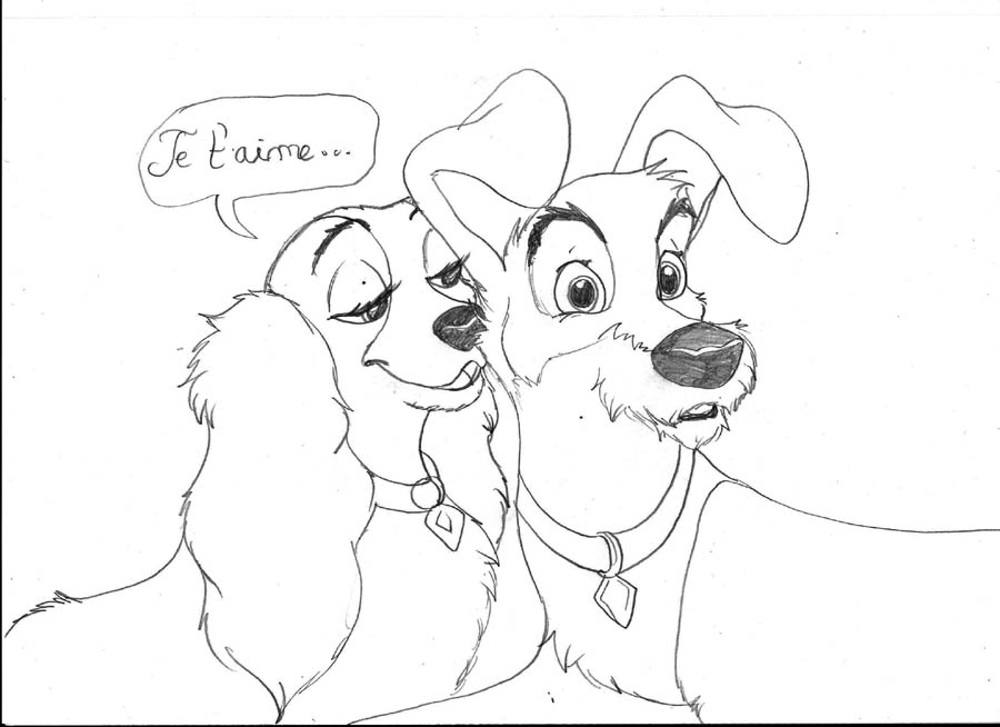 Dessin à thème saint valentin