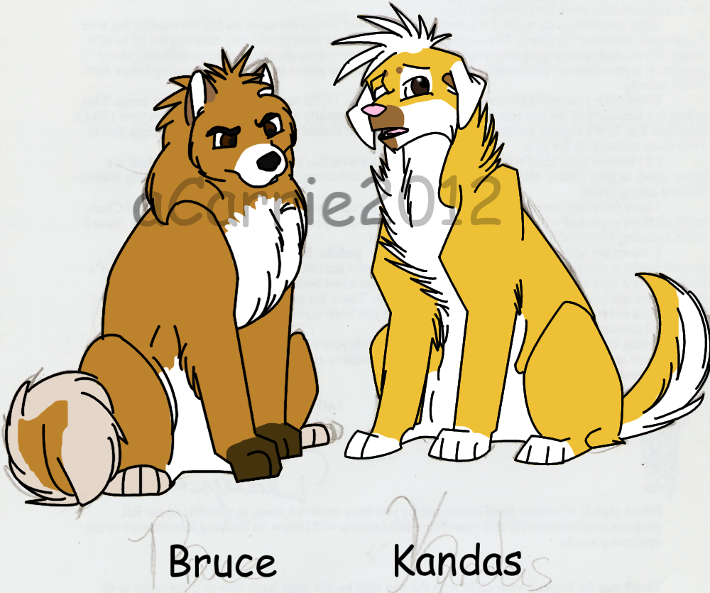 Bruce and Kandas -Colored-