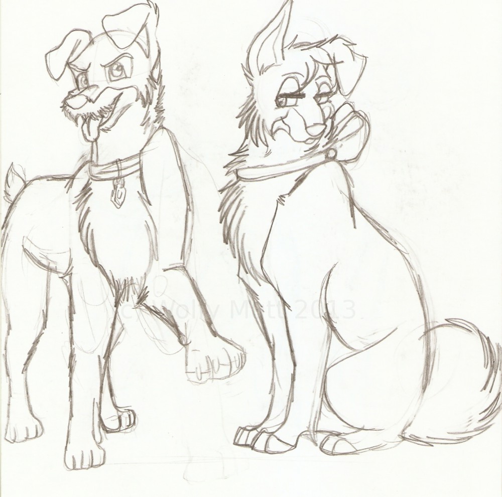 Scamp and Angel as Teenagers