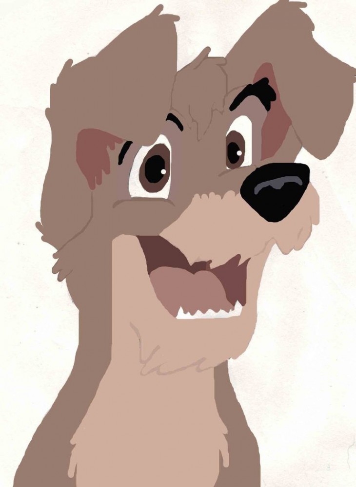 Scamp Doodle Colored