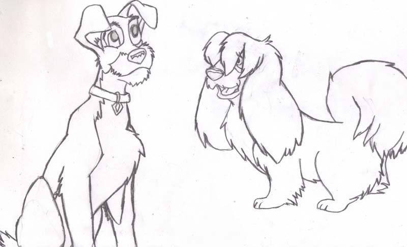 Peg and Tramp Sketch