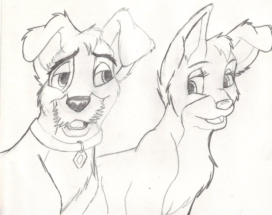 Angel and Scamp Doodle