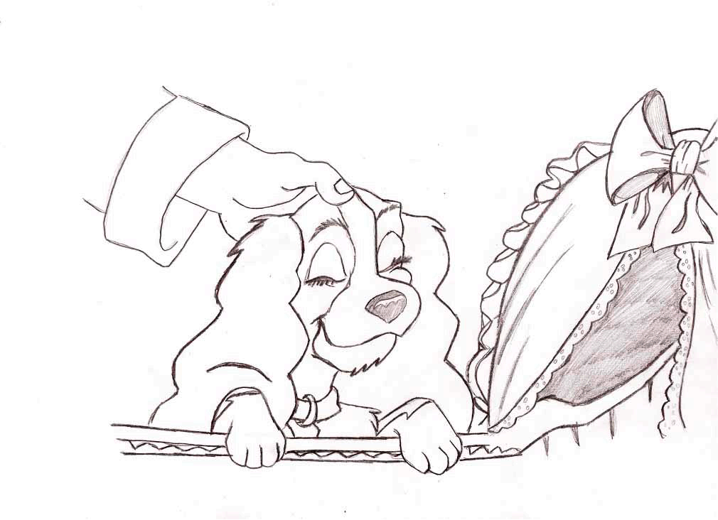 Petting Lady Animation
