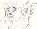 Angel and Scamp Doodle