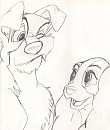 Lady and Tramp Doodle