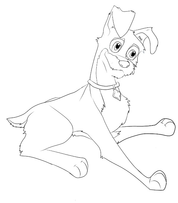 Tramp lineart