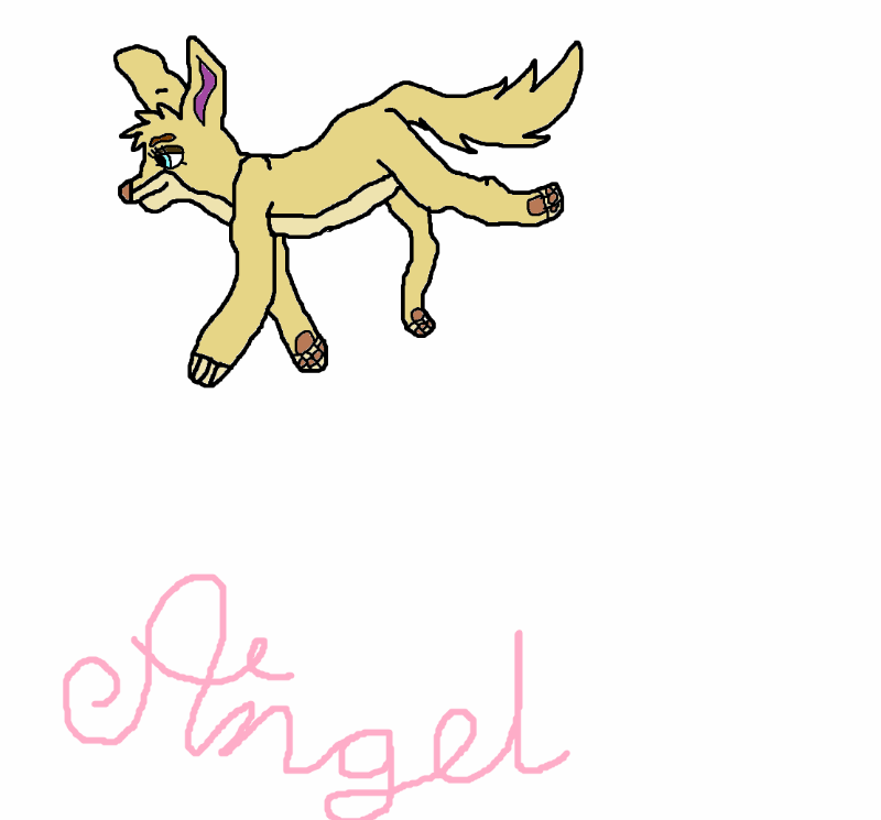 angel running