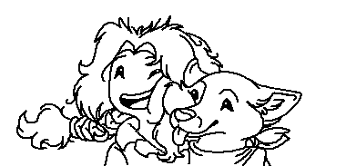 Sketch of Jane and Ubito