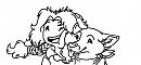 Sketch of Jane and Ubito