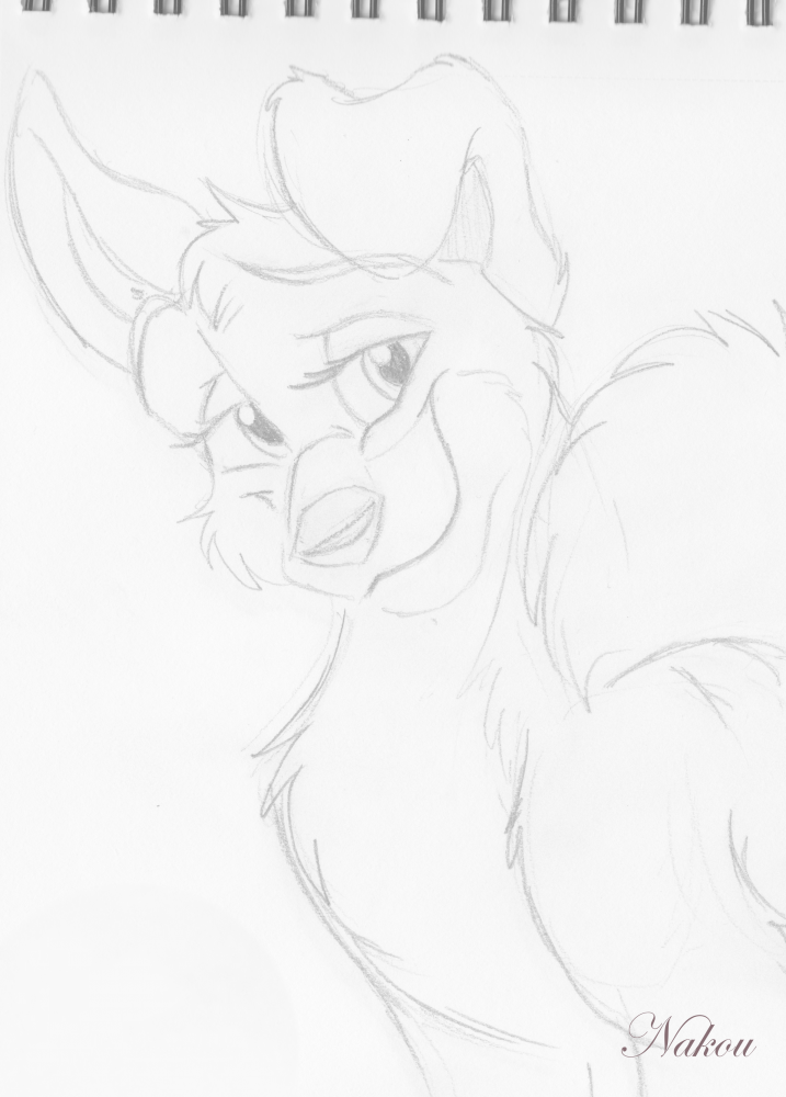 Portrait Ange - Sketch