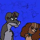 Lady and tramp.. In the dark o3o
