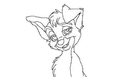 My other Angel lineart