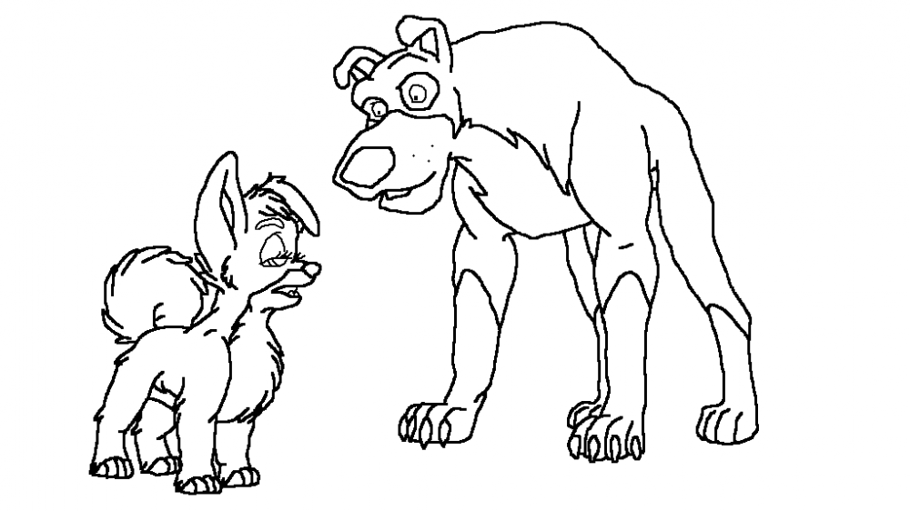 Buster and Angel Lineart/Base