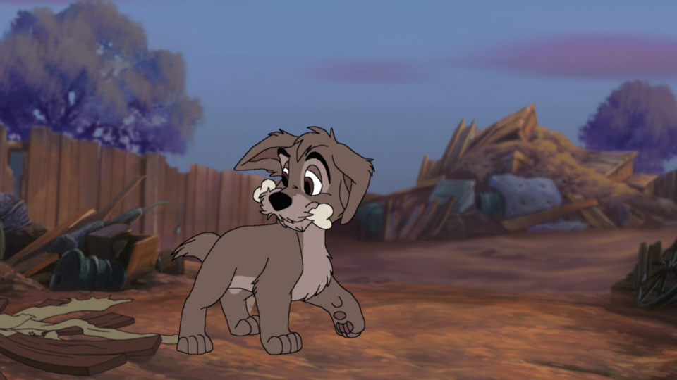 Tramp as a pup