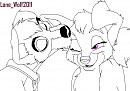 A friendly kiss Base