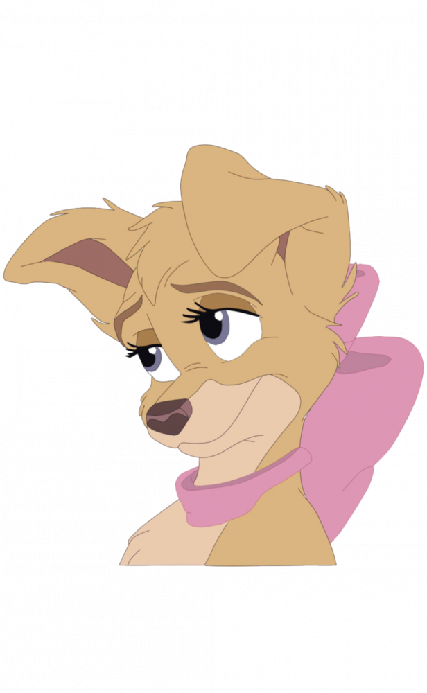 Angel with her ribbon 