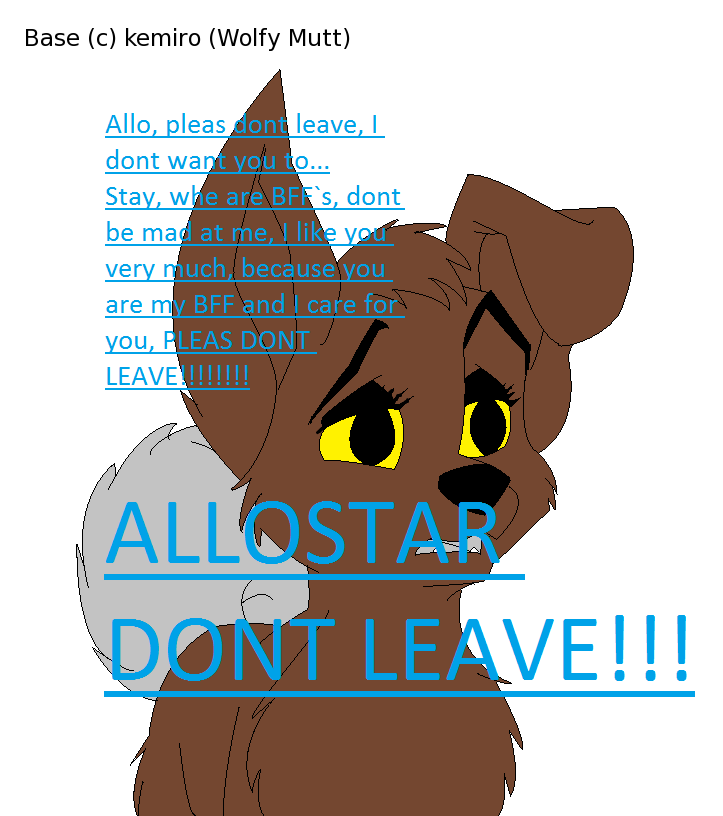 ALLOSTAR DONT LEAVE!!!!