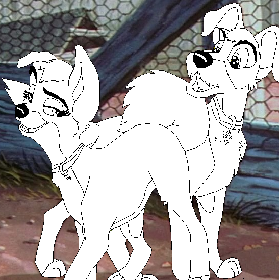 Adult dogs blank render 