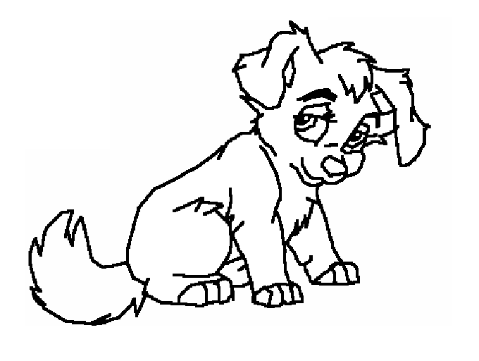 Cute girl puppy base