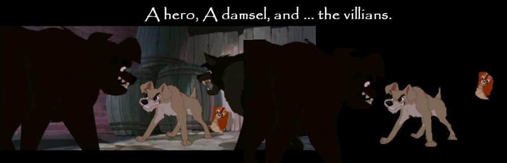 A hero, A damsel, and ... the villians