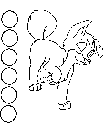 Free Angel Ref Sheet Lineart