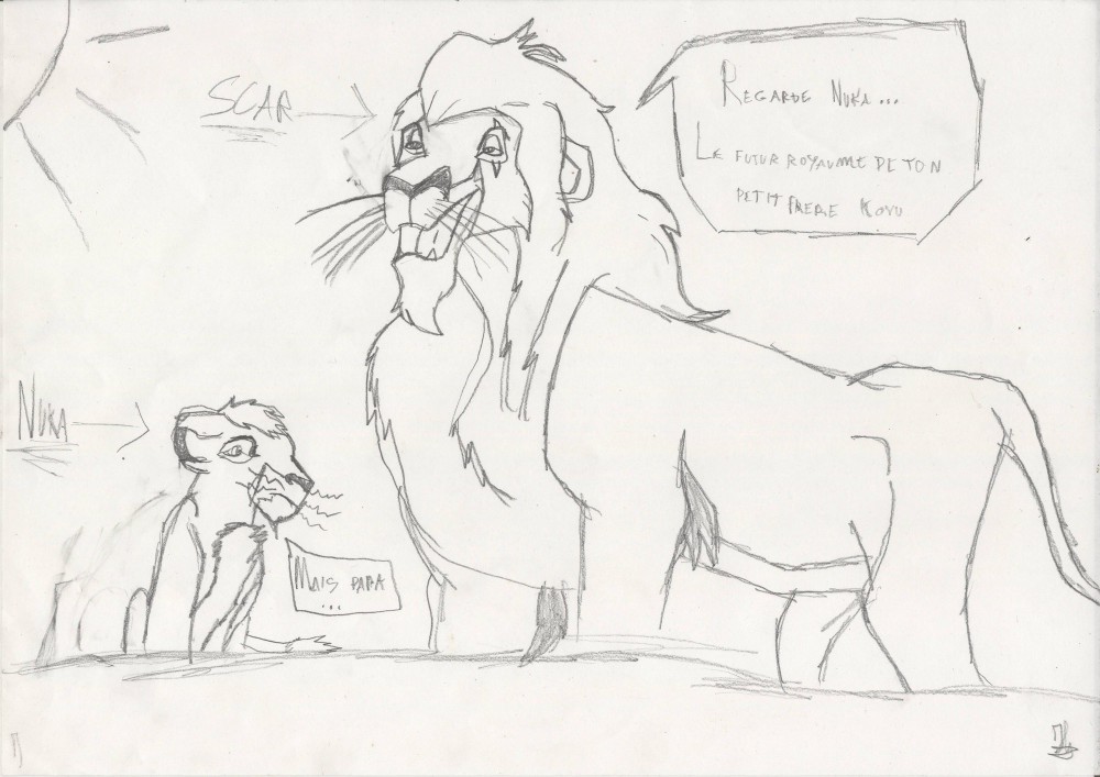 Scar et Nuka petit